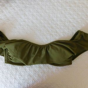 Hollister Olive Green Swim Top